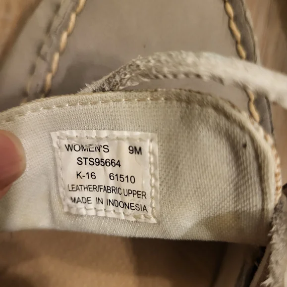 Sperry Firefish Boat Shoe Grey Size 9 - Picture 6 of 10